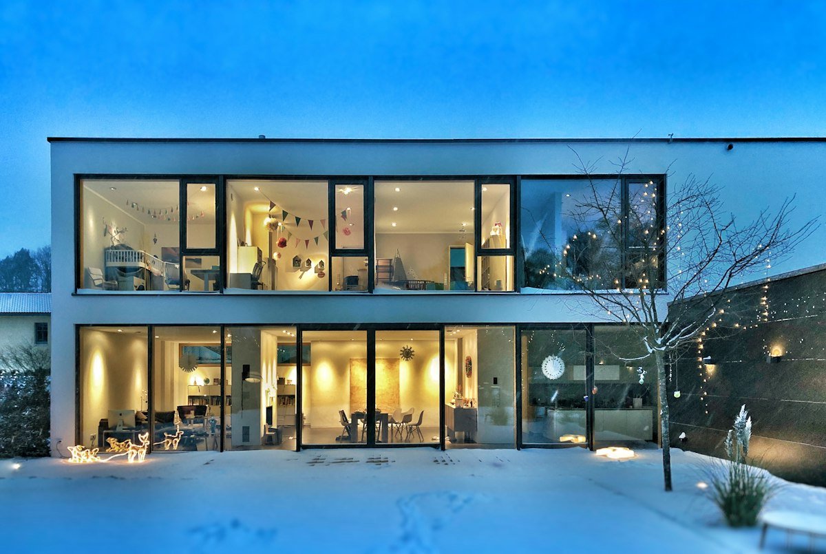 Smart home control panel and structured wiring installation